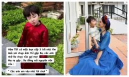 Đón fan đến thăm nhà, Hòa Minzy 'đứng hình' vì câu nói của con trai