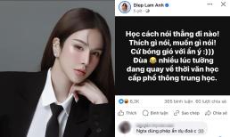 Diệp Lâm Anh có chia sẻ ẩn ý sau khi Quỳnh Thư tiết lộ có người bày mưu tính kế 