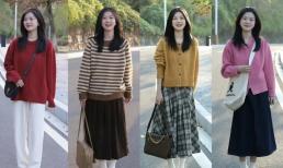 Một kiểu trang phục đang phổ biến vào đầu mùa xuân, được gọi là 'áo + váy', rất thời trang và nhẹ nhàng!
