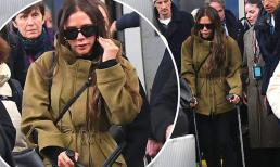 Victoria Beckham vẫn trung thành với đôi giày cao gót khi chống nạng hơn 27 triệu đồng đến tham dự Tuần lễ thời trang ở Paris