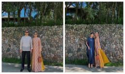 Hà Tăng khoe ảnh cực tình cảm bên ông xã, diện áo dài đôi gây sốt