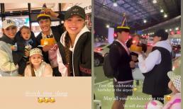 Bùi Tiến Dũng đón sinh nhật ngay tại sân bay, loạt khoảnh khắc hạnh phúc bên gia đình nhỏ gây chú ý