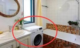 Đừng bao giờ đặt máy giặt trong phòng tắm, hiện nay người ta hay đặt ở đây, vừa đẹp vừa bền!