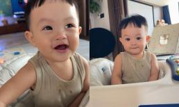 Bà xã Cường Đô La xả kho loạt ảnh cực yêu của con trai út, tiết lộ tính cách nhóc tì