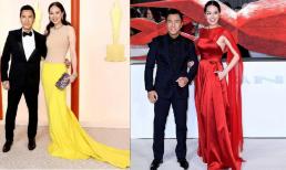 Chân Tử Đan rất bất lực, bà xã siêu mẫu mặc quá táo bạo, cướp hết spotlight của người chồng siêu sao 