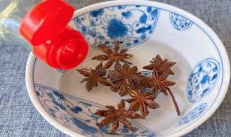 Đổ giấm trắng vào hoa hồi rồi ngâm để giải quyết vấn đề lớn của mỗi gia đình, bạn sẽ muốn học theo ngay lập tức 