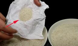 Người IQ cao khi đi mua gạo thường cầm theo một tờ giấy ăn, mẹo hay mà ít người biết