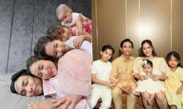 Khánh Thi hé lộ loạt ảnh cực dễ thương của gia đình, ái nữ út chiếm spotlight vì một chi tiết 