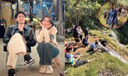 Hậu trường phim 'Gặp em ngày nắng': Đình Tú và Anh Đào thân thiết, lộ khoảnh khắc cực nguy hiểm