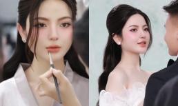 Ngắm cận cô dâu Chu Thanh Huyền khi đi chụp ảnh cưới với Quang Hải: Visual nức nở, nhan sắc thăng hạng 