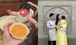 Hoa hậu Đỗ Mỹ Linh hiếm hoi khoe ái nữ, ra dáng mẹ bỉm chăm con khéo qua một chi tiết