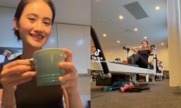 Hoa hậu Ý Nhi cập nhật cuộc sống thường ngày, chăm chỉ làm một điều để giữ dáng 