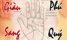 Dù nam hay nữ nếu có đường vân này trong lòng bàn tay, có số mệnh giàu có, tiền tiêu không phải nghĩ 