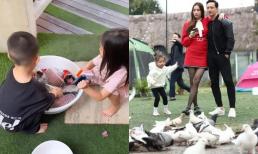 Hà Hồ lại làm dân tình bái phục vì cách dạy hai con chỉ qua một hoạt động ngày chủ nhật