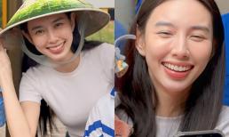 Hoa hậu Thùy Tiên lộ diện hậu nghi vấn dao kéo, nhan sắc khi trang điểm nhẹ nhàng gây chú ý