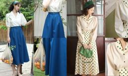  Mùa xuân năm nay, một cách mặc bỗng trở nên phổ biến, được gọi là: áo + váy, vừa retro vừa thời trang