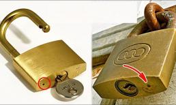 Ổ khóa thường có 1 lỗ nhỏ để làm gì? Hóa ra là có hai công dụng hữu ích, ít người biết 