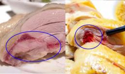 Gà luộc xong chặt ra tủy xương còn đỏ, có phải thịt gà chưa chín? Lý do hoàn toàn khác, nhiều người chưa biết điều này