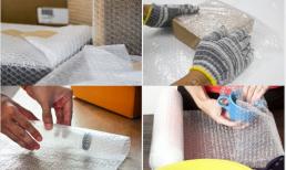 Lời khuyên cho mọi người: Đừng vứt miếng xốp hơi chống sốc sau khi bóc hàng hóa, giữ nó có thể giúp chúng ta tiết kiệm rất nhiều tiền!