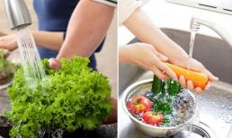 Rau củ khi rửa mà chỉ ngâm nước muối là chưa đủ, thêm thứ này sẽ loại sạch thuốc trừ sâu, yên tâm thưởng thức
