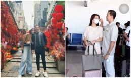 Ông xã Diễm My 9X gây sốt với cử chỉ quan tâm vợ tại sân bay, độ tình tứ và ngọt ngào khiến dân tình ghen tị 