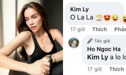 Hà Hồ lên đồ đơn giản cũng sexy hết nấc, Kim Lý liền có phản ứng ngay và luôn