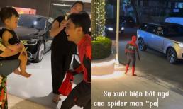 Cường Đô La hóa Spider Man nhưng phản ứng của hai con gây sốc 