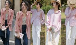 Tôi đã tìm ra cách chính xác để mặc chiếc 'áo hồng' đẹp. Các cô gái trẻ có thể mặc thanh lịch và thời trang theo cách này