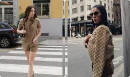 Dính tin đồn 'nghỉ chơi' nhau nhưng Hà Hồ và Lệ Quyên đụng hàng chan chát