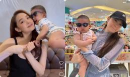 Minh Hằng cho quý tử lên sóng, không chỉ vui vẻ diễn cùng mẹ mà còn mũm mĩm đáng yêu