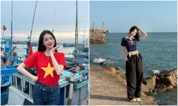 Sau khi trở thành đại diện Việt Nam tại Miss International, Hoa hậu Thanh Thủy ghi điểm với sắc vóc thăng hạng, vòng eo 'con kiến' gây mê