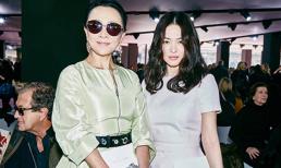 Lưu Gia Linh trông như mẹ của Song Hye Kyo khi hai mỹ nhân hiếm hoi chung một khung hình