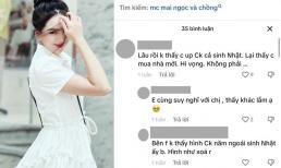 MC Mai Ngọc trước khi chính thức thông báo ly hôn chồng thiếu gia: Từ chia sẻ ẩn ý đến việc xóa sạch ảnh chung