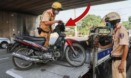 Năm 2024, lỗi vi phạm giao thông nào bị CSGT tịch thu xe máy và lập biên bản?