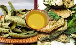 4 loại lá phơi khô thành 'báu vật', nhiều người vứt mà không biết cực tốt cho sức khỏe