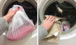 Giày đâu chỉ cọ bằng tay mới sạch, mách bạn mẹo làm sạch giày bằng máy giặt, nhanh chóng và sạch bong như mới