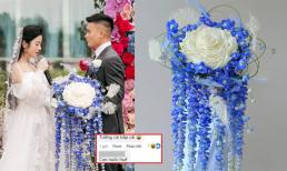 Hoa cưới vợ Quang Hải - Chu Thanh Huyền bị nhận xét 'nhìn như con nuốc Huế' 