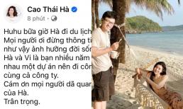 Cao Thái Hà chính thức lên tiếng sau nghi vấn hẹn hò với Hữu Vi 