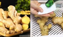 Hóa ra việc bảo quản gừng rất đơn giản, đây là một mẹo nhỏ, nó sẽ không bị khô hay hỏng và sẽ tươi ngon trong một năm