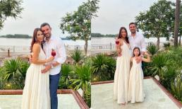 Hà Anh được chồng Tây tổ chức sinh nhật khi bầu bí, nhan sắc khiến dân tình trầm trồ