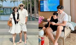 'Bà bầu' Ly Kute xả ảnh đi du lịch Phú Quốc, lộ khoảnh khắc bé Khoai Tây ngồi nép vào lòng bố mới cực tình cảm 