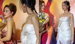 Hoa hậu Bùi Quỳnh Hoa 'sượng trân' khi bị đàn chị 'bơ đẹp' ở giữa sự kiện