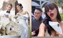 Minh Tú lần đầu lộ diện sau đám cưới, thần sắc nữ siêu mẫu gây sốt 