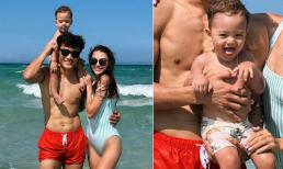 Vợ Tây của Bùi Tiến Dũng tung loạt ảnh gia đình, biểu cảm của nhóc tỳ chiếm spotlight