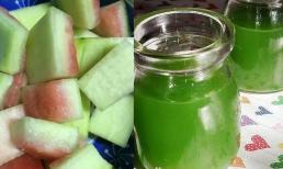 Đừng vứt vỏ dưa hấu! Biến rác thải thành kho báu chỉ bằng một bước đơn giản. Sau khi đọc 4 công dụng tuyệt vời này, bạn sẽ không bao giờ vứt nó đi nữa! 