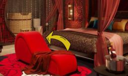 Khi chọn phòng khách sạn, các cặp đôi rất thích chọn phòng có 'chiếc ghế cong' thế này. Họ sẽ làm gì ở trên đó?