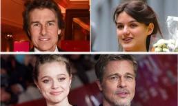 Mối quan hệ với con gái ruột của hai ông bố nổi tiếng Hollywood - Tom Cruise và Brad Pitt hoàn toàn đối lập 
