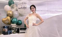 Son Ye Jin khoác váy cô dâu sau nghi vấn mang bầu lần hai 