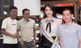 Bố ruột Hoa hậu Thùy Tiên gây sốt với diện mạo cực phong độ, đứng cạnh Quang Linh Vlog cứ như anh em 