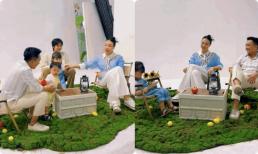 Hậu trường chụp ảnh gia đình của Cường Đô La: Suchin - Sutin ghi điểm đậm vì quá chuyên nghiệp